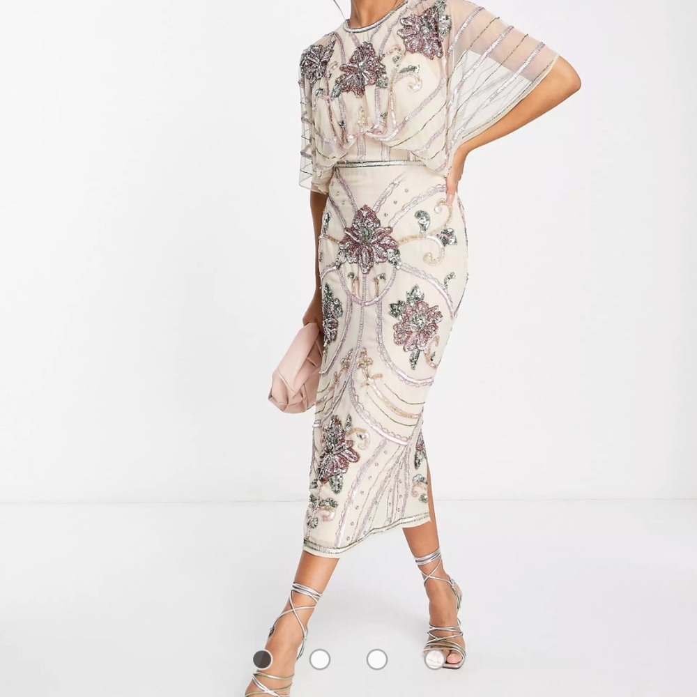 ASOS Design Art nouveau Midi Dress